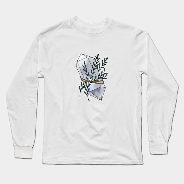 Crystal Long Sleeve T-Shirt by NicoleHarvey